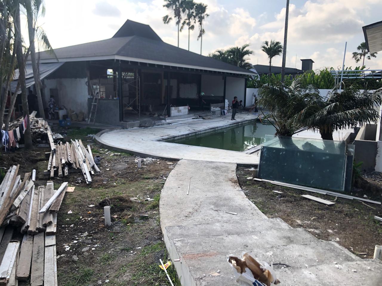 Sebelum - Proyek Bangun Villa Cabana -Canggu