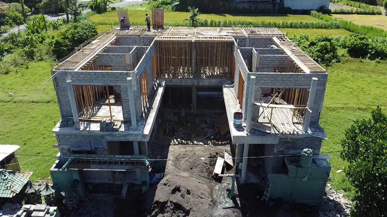 Sebelum - Pembangunan Villa Modern Saba